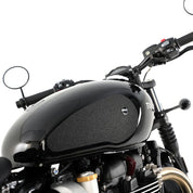 R&G Racing Black Tank Traction Grips For 2017-2024 Triumph Bonneville Bobber