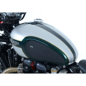R&G Racing Black Tank Traction Grips For 2017-2024 Triumph Bonneville Bobber