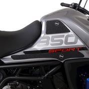 R&G Racing Black Tank Traction Grips For 2021 Triumph Tiger 850 Sport EZRG823BL