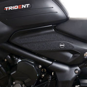 R&G Racing Black Tank Traction Grips For 2021-2024 Triumph Trident 660 EZRG824BL