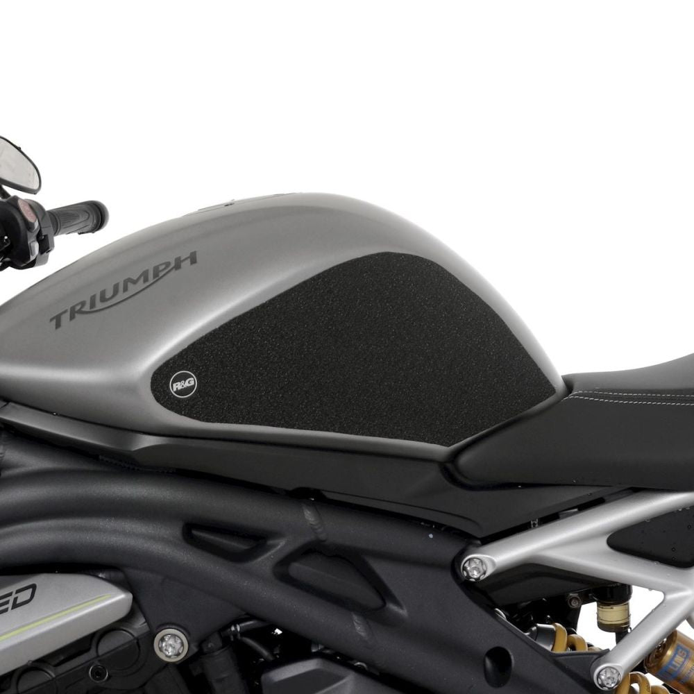 R&G Racing Black Tank Traction Grips For 2021-2024 Triumph Speed Triple 1200 RS