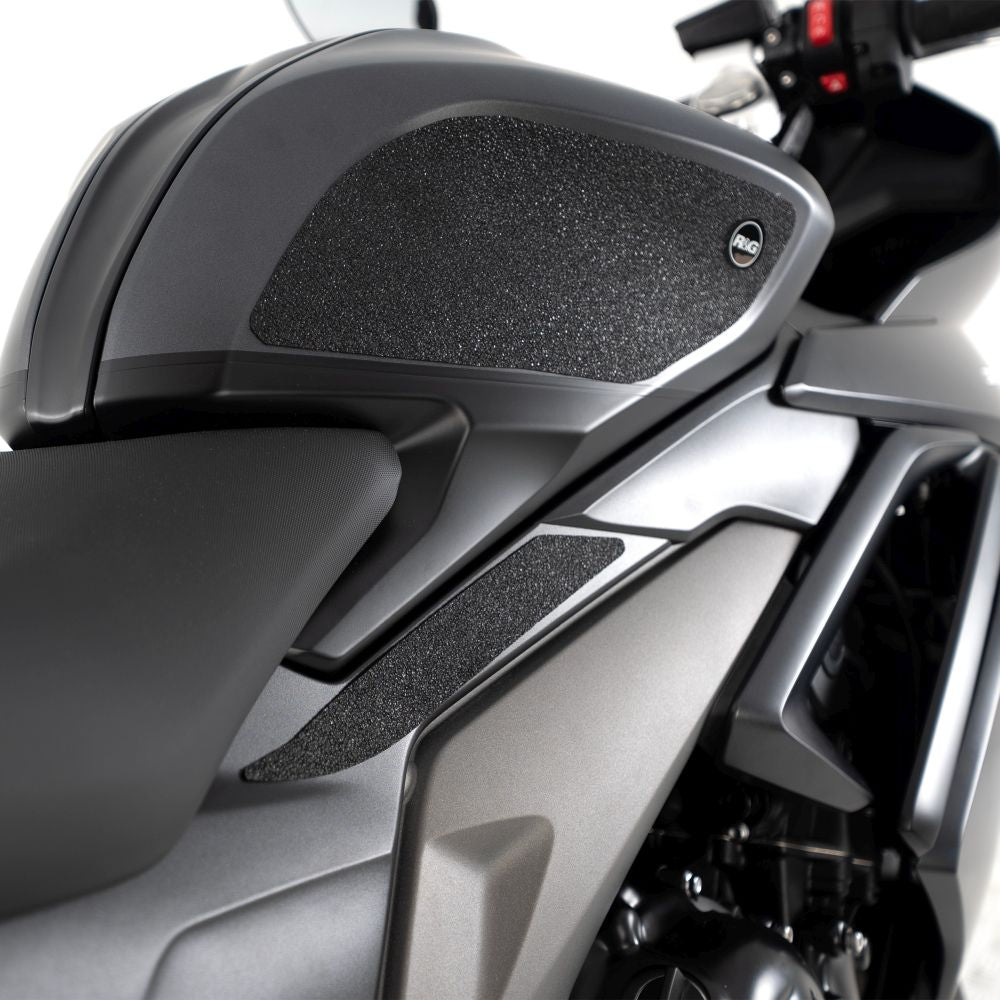R&G Racing Clear Tank Traction Grips For 2024 Triumph Daytona 660 EZRG831CL