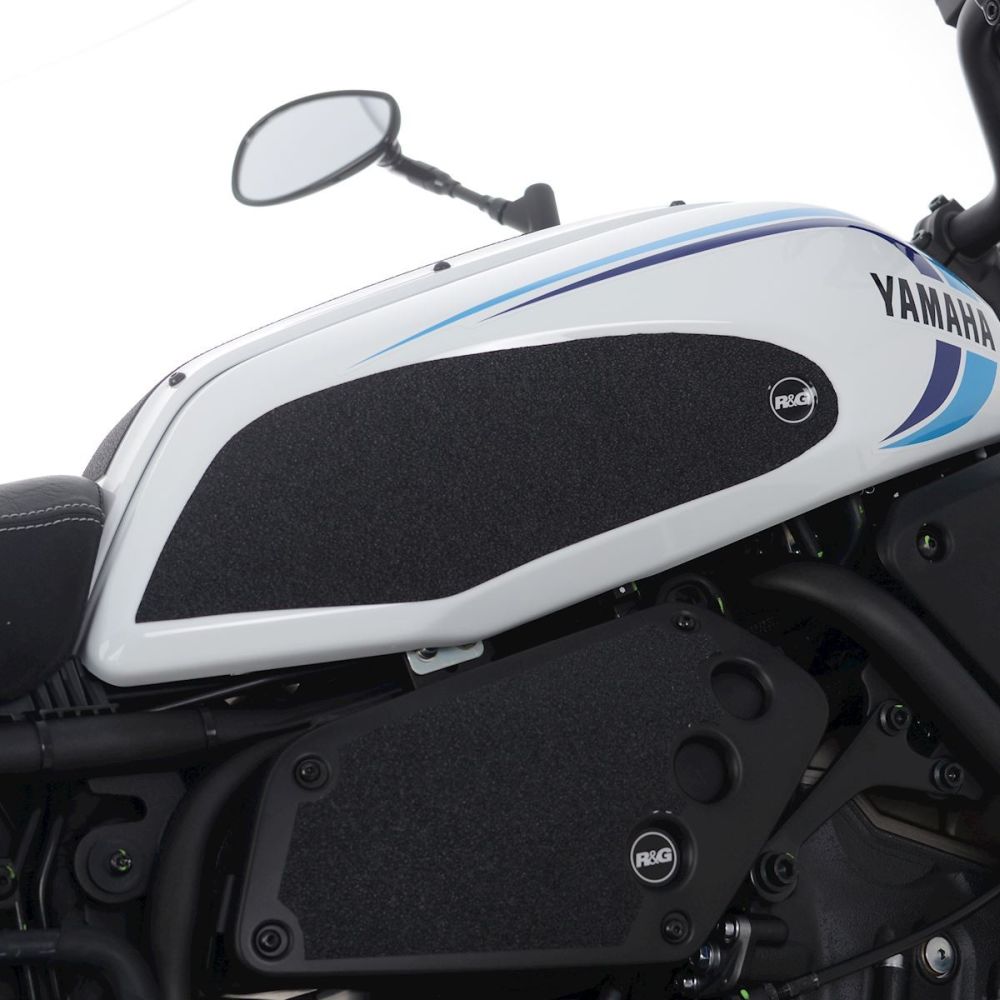 R&G Racing Black Tank Traction Grips For 2016-2024 Yamaha XSR700 EZRG943BL