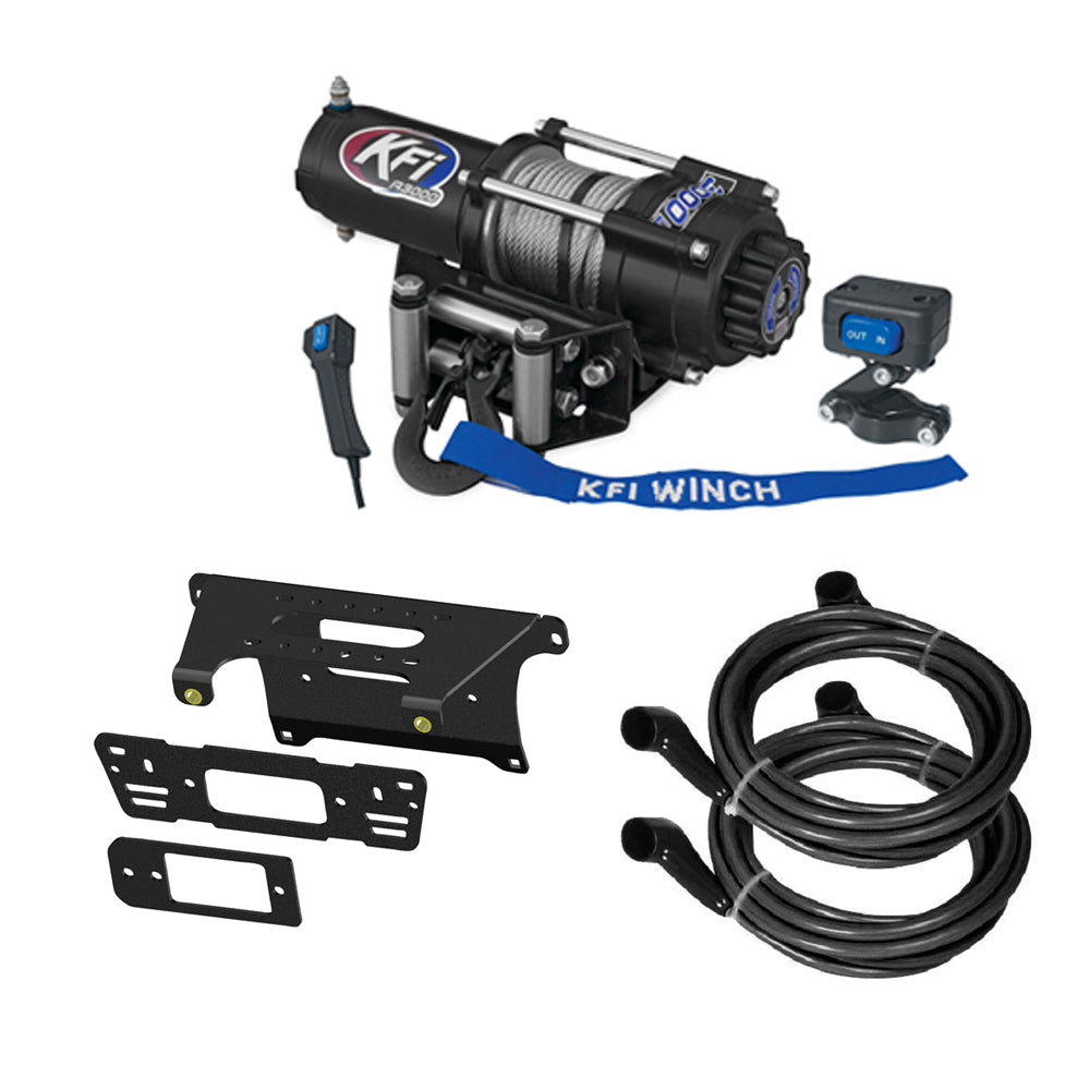 KFI 3000 lb Winch And Optional Mount