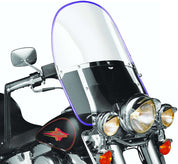 National Cycle Clear Beaded Heavy Duty Windshield With Mount Kit, Covered Forks