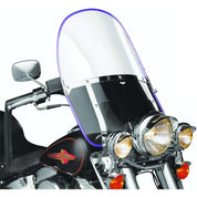 National Cycle Clear Beaded Heavy Duty Windshield With Mount Kit, Covered Forks