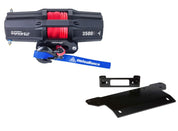Viper V2 UTV Winch Kit 3500 lb Standard Spool With 40 Feet Black Synthetic Rope With Mount For Polaris Ranger Models 2015-2016