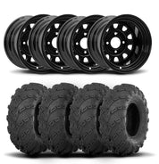 ITP Delta Steel 14" Wheels And Mud Lite Tires [27x10-14]