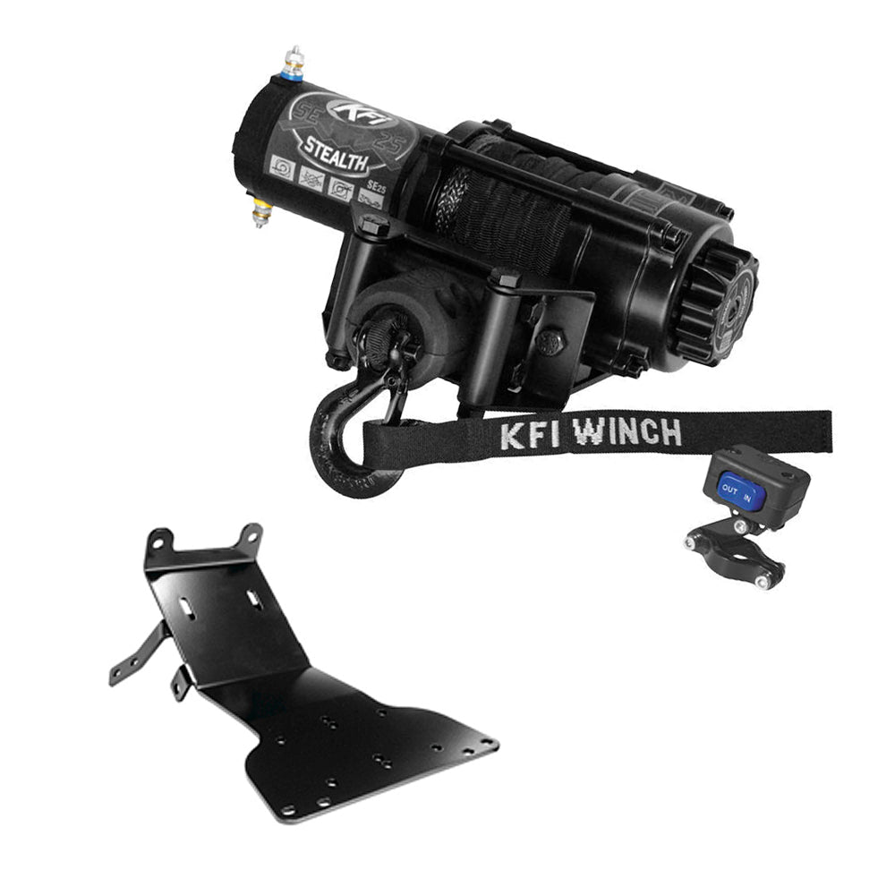 KFI 2500 lb Assault Winch And Optional Mount