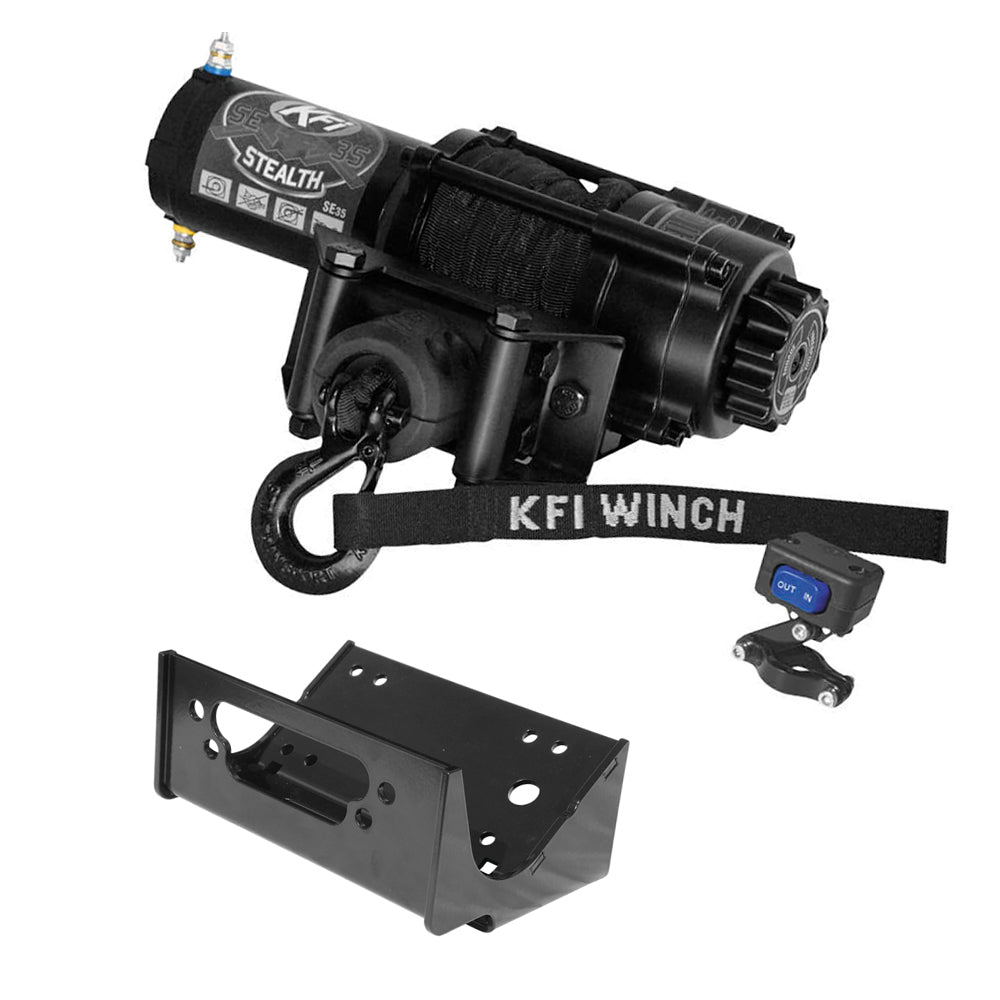 KFI 3500 lb Assault Winch And Optional Mount