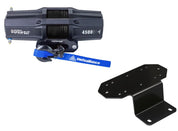 Viper V2 UTV Winch Kit 3500 lb Standard Spool With 40 Feet Black Synthetic Rope With Mount For Yamaha Rhino 450/660/700 2006-2011