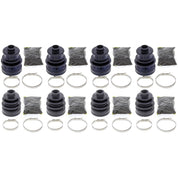 Complete Front & Rear Inner & Outer CV Boot Repair Kit YFM700 Grizzly 09-15