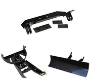 Denali Black UTV Snow Plow Kit For Polaris Ranger 570 Mid Size 2014-2021