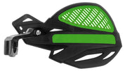 Acerbis Black/Green Uniko Vented Handguards - 2072671043