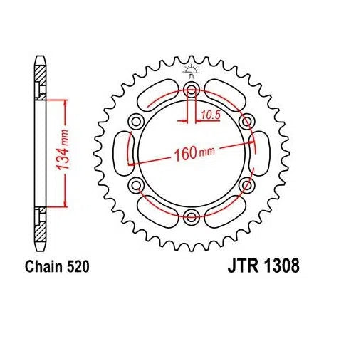 Steel Rear Sprocket 42T fits Street HONDA CBR1000RR 2006-2007