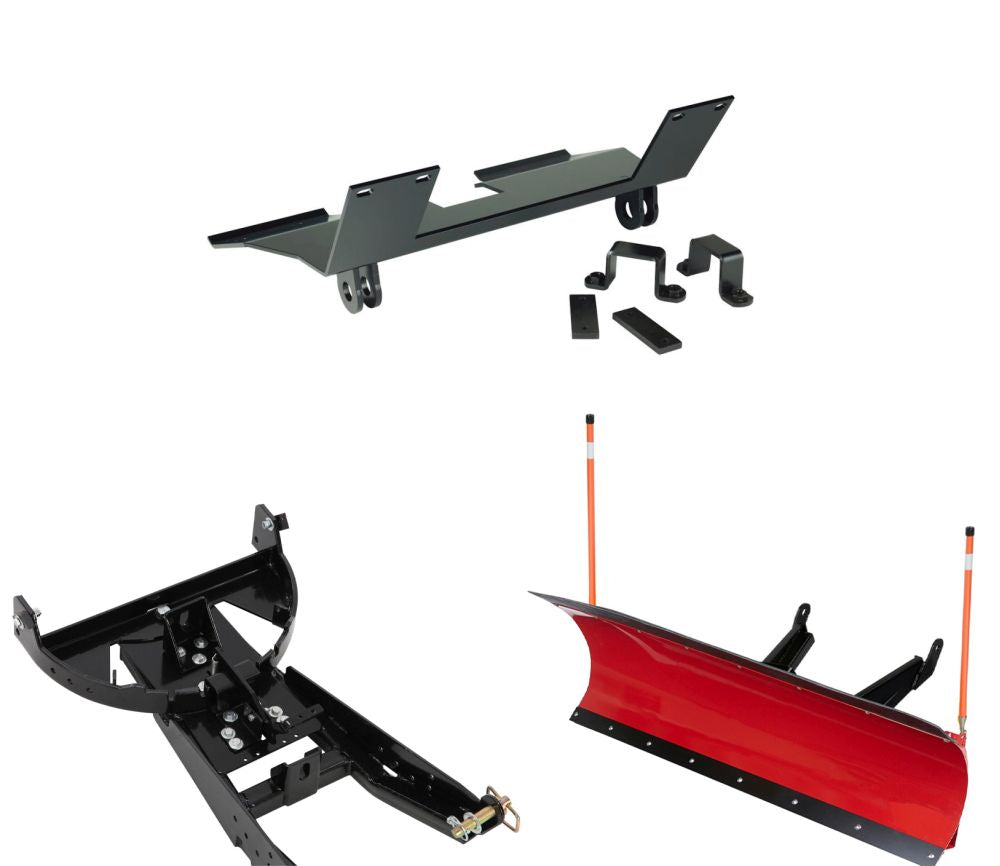 Denali Black UTV Snow Plow Kit For Odes UTVs Dominator 800 4X4 4 Door 2013-2016