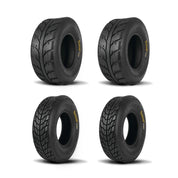 Kenda Set of Two K546/K547 Speed Racer Tires (4 Ply) [20x7-8] And Two (4 Ply) [22x10-8] Tires