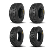 Kenda Set of Two K546/K547 Speed Racer Tires (4 Ply) [20x7-8] And Two (4 Ply) [21x10-8] Tires
