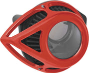 Arlen Ness Clear Tear Sucker Red Air Cleaner 18-904