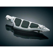 Kuryakyn Chrome Rubber Pointed Stiletto Footpeg Driver Cruise Pegs Pair Harley