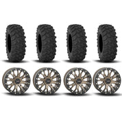 System 3 SB-4 Beadlock Bronze 15" Wheels And XTR370 Tires [32x10-15]