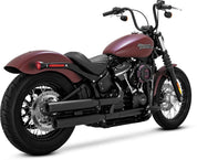 Vance And Hines Eliminator 300 Slip On Exhaust 3in Wrinkle Black With Fuelpak FP4