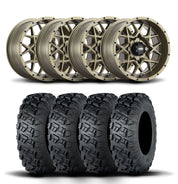 ITP Hurricane 14" Bronze Wheels And Versa Cross XTR Tires [30x10-14]