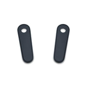 Kuryakyn Black Passenger Rear Floorboard Foot Peg Frame Block Off Plates Harley