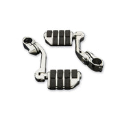 Kuryakyn Chrome 1.25 Engine Guard Long Arm Dually ISO Highway Pegs Harley Honda