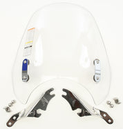 National Cycle Clear SwitchBlade Deflector Quick Release Windshield With Mount Kit, Straight Forks