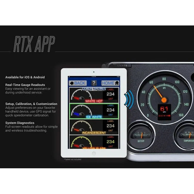 Dakota Digital 1947-53 Chevy Pickup Retrotech Analog Gauge System RTX-47C-PU-X