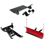 Denali Black UTV Snow Plow Kit For Can-Am Defender Max HD8 2016-2021