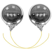 Letric Lighting Passing Lamps Only, Black/Chrome 4.5"