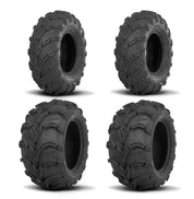 ITP Two Each Mud Lite Tires Front [23x8-11] And Mud Lite Tires Rear [25x12-9]
