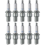 Set of 10 NGK Standard Spark Plugs for Kawasaki KX250-J 1993-1992 Engine 250cc