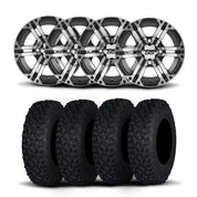 ITP SS212 15" Machined Black Wheels And Coyote Tires [32x10R-15]