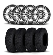 ITP SS212 15" Machined Black Wheels And Coyote Tires [32x10R-15]