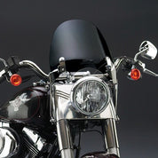 National Cycle Light Gray SwitchBlade Deflector Quick Release Windshield With Mount Kit, Covered Forks