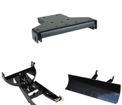 Denali Black UTV Snow Plow Kit For Polaris Ranger Crew 570 4x4 Full Size 2010-2014