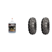 Set of 2 ITP Mud Lite XL Rear Tires 26x12-12 6-ply with QUADBOSS Sealant