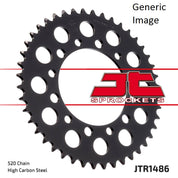 520 Chain Natural, Front & Rear Sprocket Kit for KAWASAKI EX250 Ninja 1986-1987