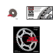 525 BMOR Chain Natural, Front & Rear Sprocket Kit for SUZUKI GSX-R750 2011-2016