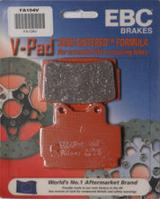 EBC Semi Sintered V Pad For Yamaha SRX-6 1986 Front/Rear