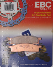 EBC Long Life Sintered R Pad For Yamaha TT-R125L 2000-2020 Front