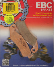 EBC 1 Pair Sintered R Series Heavy-Duty Brake Pads MPN FA125R