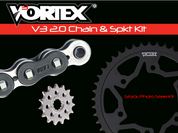 Vortex Black HFRS 520RX3-110 Chain and Sprocket Kit 16-41 Tooth - CK4144