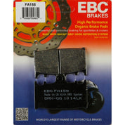 EBC 1 Pair Premium SFA Organic OE Replacement Brake Pads MPN FA158