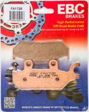 EBC 1 Pair HH Sintered Superbike Brake Pads For Yamaha XT600 1990-1995 FA172R
