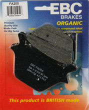EBC 1 Pair FA Series Organic Replacement Brake Pads MPN FA200