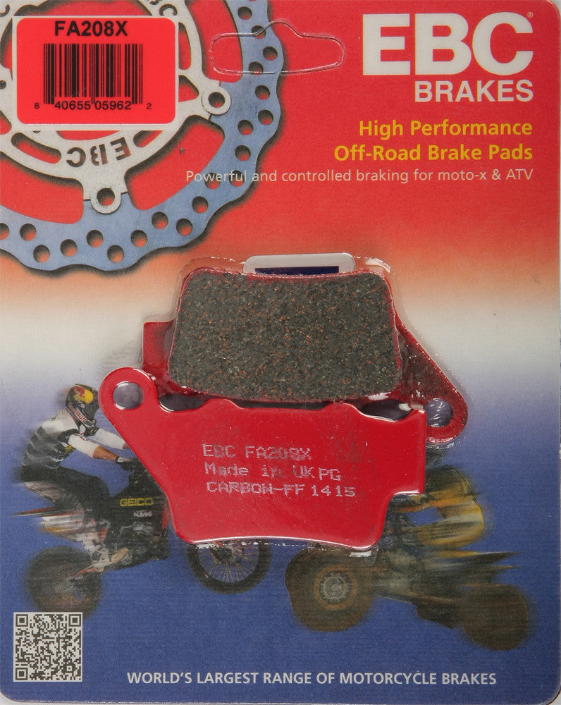 EBC 1 Pair Performance X-Series Carbon Brake Pads MPN FA208X